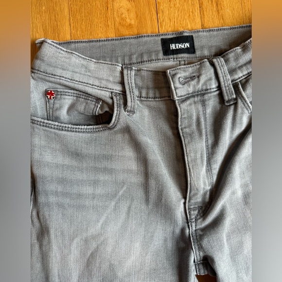 Hudson Jeans Grey Blair High Rise Cropped Bootcut Jeans size 27 - Picture 7 of 12
